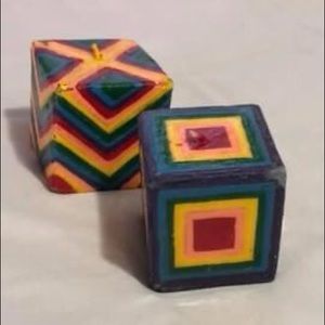 Pair of African Candles